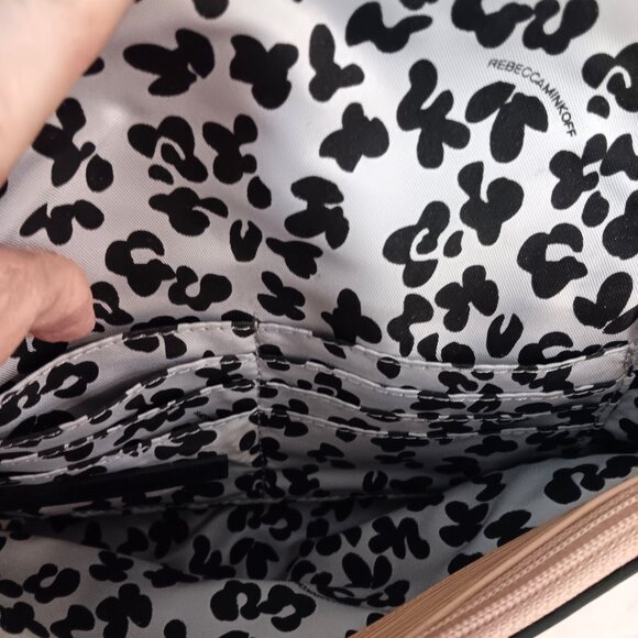 NWT REBECCA MINKOFF "AVERY" Leather Crossbody Bag Beautiful Apricot Color - Picture 8 of 10